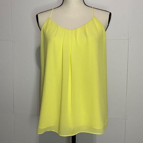 Style Loft Small Yellow Racerback Flowy Tank - Picture 1 of 5